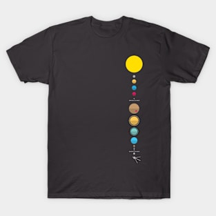 Minimalist Solar System T-Shirt